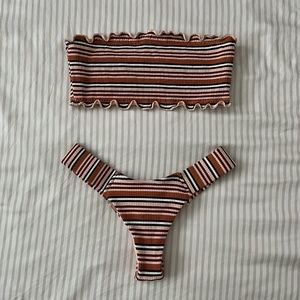 Montce Swim Donna Rib Top & Bottom Bikini Set